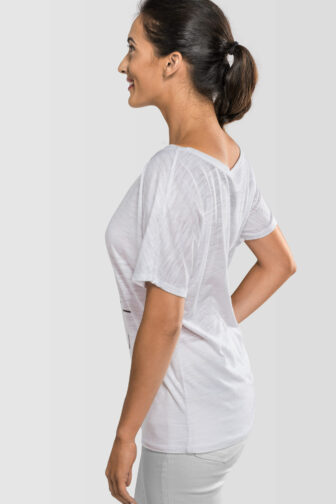 Womens T shirt Scoop Neck On1 On2 Whatever White 1812