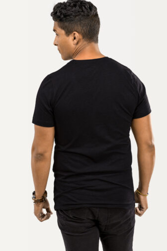 Mens T shirt Zouk Mode On Black 4157