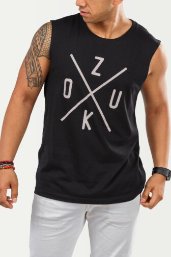 Mens Tank Top Zouk X Black 4318