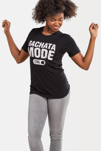 Bachata Mode On - Men's T-shirt Womens T shirt Bachata Mode On Black 3313