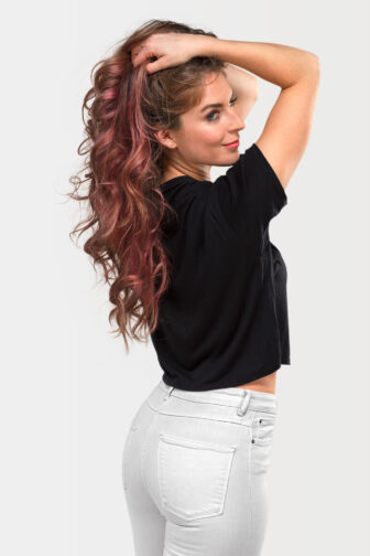 Womens Crop Top Zouk and Chill Black 0414