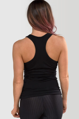 Womens Tank Top Bachata and Chill Black 1043