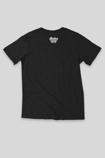 Mens T shirt Zouk And Chill Flat Black Back