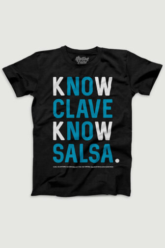 Mens T shirt Know Clave Know Salsa Black Small FPO