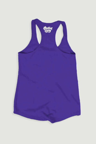 Womens Tank Top Mambo Conga Purple Back FPO