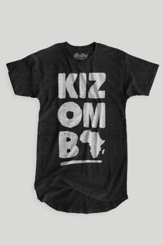 Mens T shirt Kizomba Africa Continent Grey FPO
