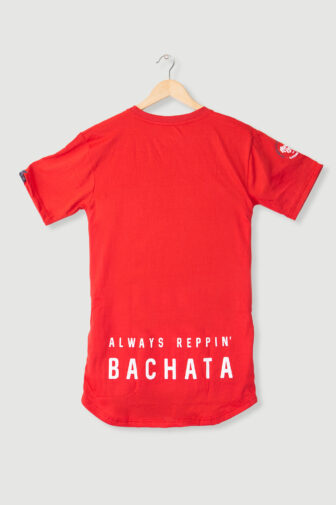 Always Reppin' Bachata - Men's T-shirt Mens T shirt Always Repin Bachata Red Back