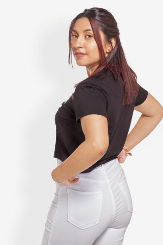 Womens Bachata Mode Croptop Side View