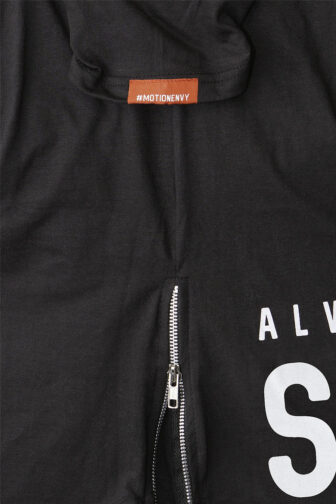 Mens T shirt Always Repin Salsa Black Left Sleeve