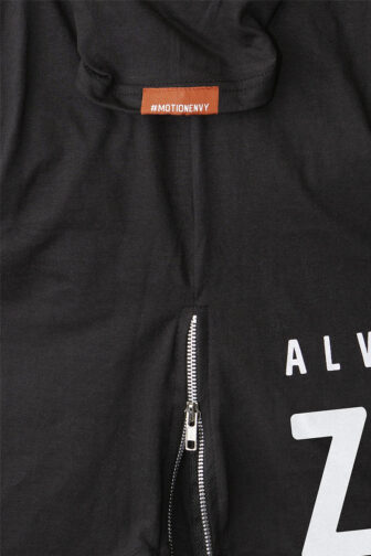 Mens T shirt Always Repin Zouk Black Left Sleeve