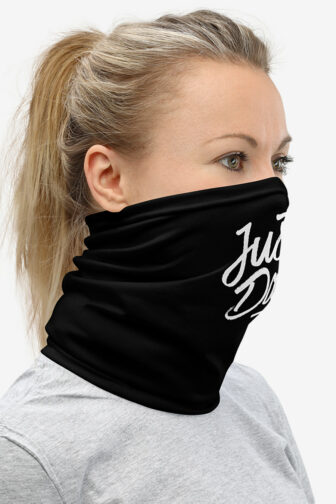 Neck Gaiters Just Dance Black Female1 Face Right
