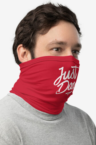 Neck Gaiters Just Dance Red Male3 Face Right