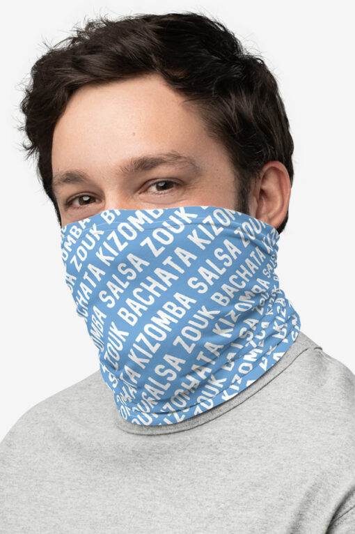 Neck Gaiters Step Repeat Blue1 Male3 Face Left