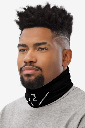 Neck Gaiters Zouk X BlackMale1 Neck Left