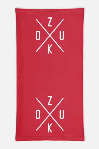 Neck Gaiters Zouk X Red Product Front Flat