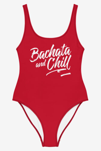 Swimsuit Bachata And Chill Red Product Front