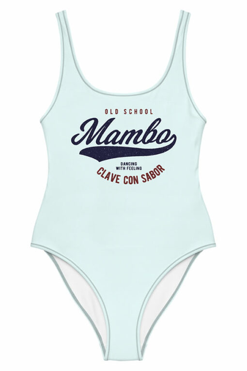 Swimsuit Old School Mambo Very Light Blue Product Front