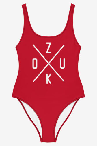 Zouk X - One-piece Swimsuit Swimsuit ZoukX Red Product Front
