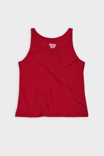 The World Is Your Dance Floor - Women's Tank Top Womens Tanktop The World Is Your Dance Floor Floor Flat Red Back