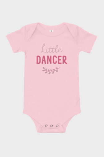 Kids and Baby Little Dancer Short Sleeve One Piece Pink