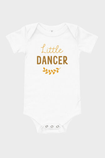 Kids and Baby Little Dancer Short Sleeve One Piece White