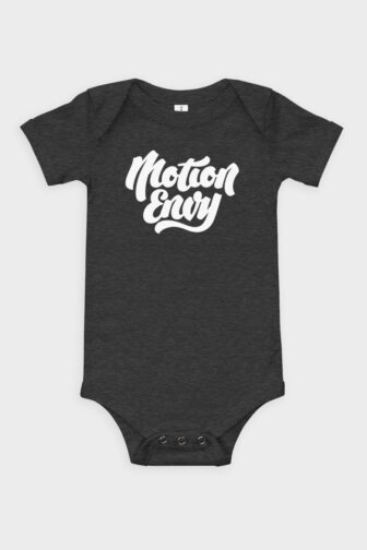 Baby Motion Envy Short Sleeve One Piece Dark Grey