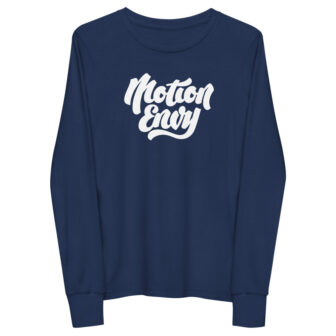 Motion Envy - Kids Long Sleeve Tee youth long sleeve tee navy front 6118e795f0ad0